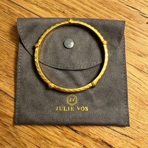 Julie Vos Single bangle - 24 k gold plated - savannah